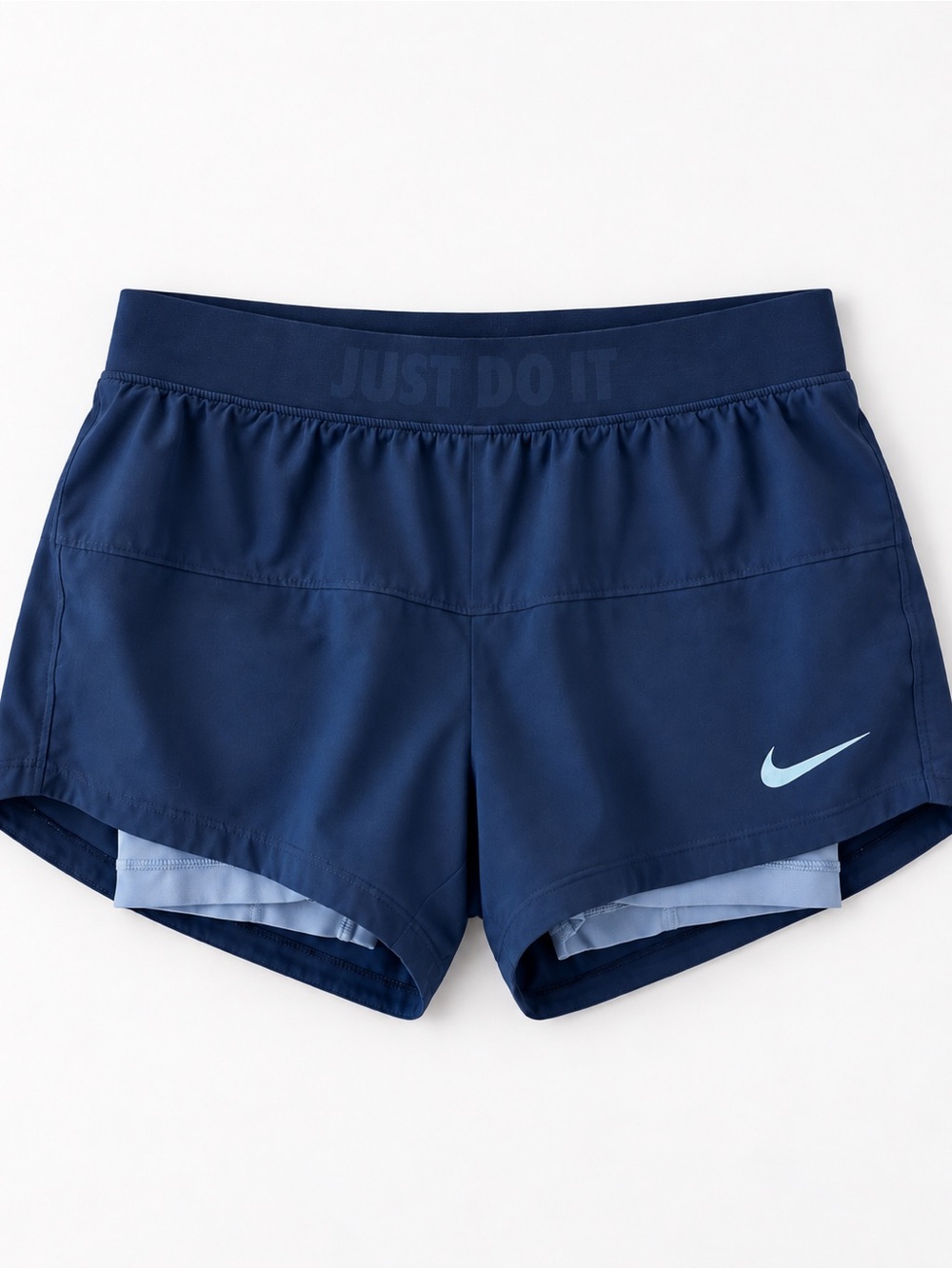 Nike Dri-FIT Black 2-in-1 Running Shorts Built-In Liner